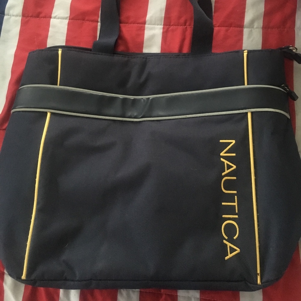 Nautical dock bag.